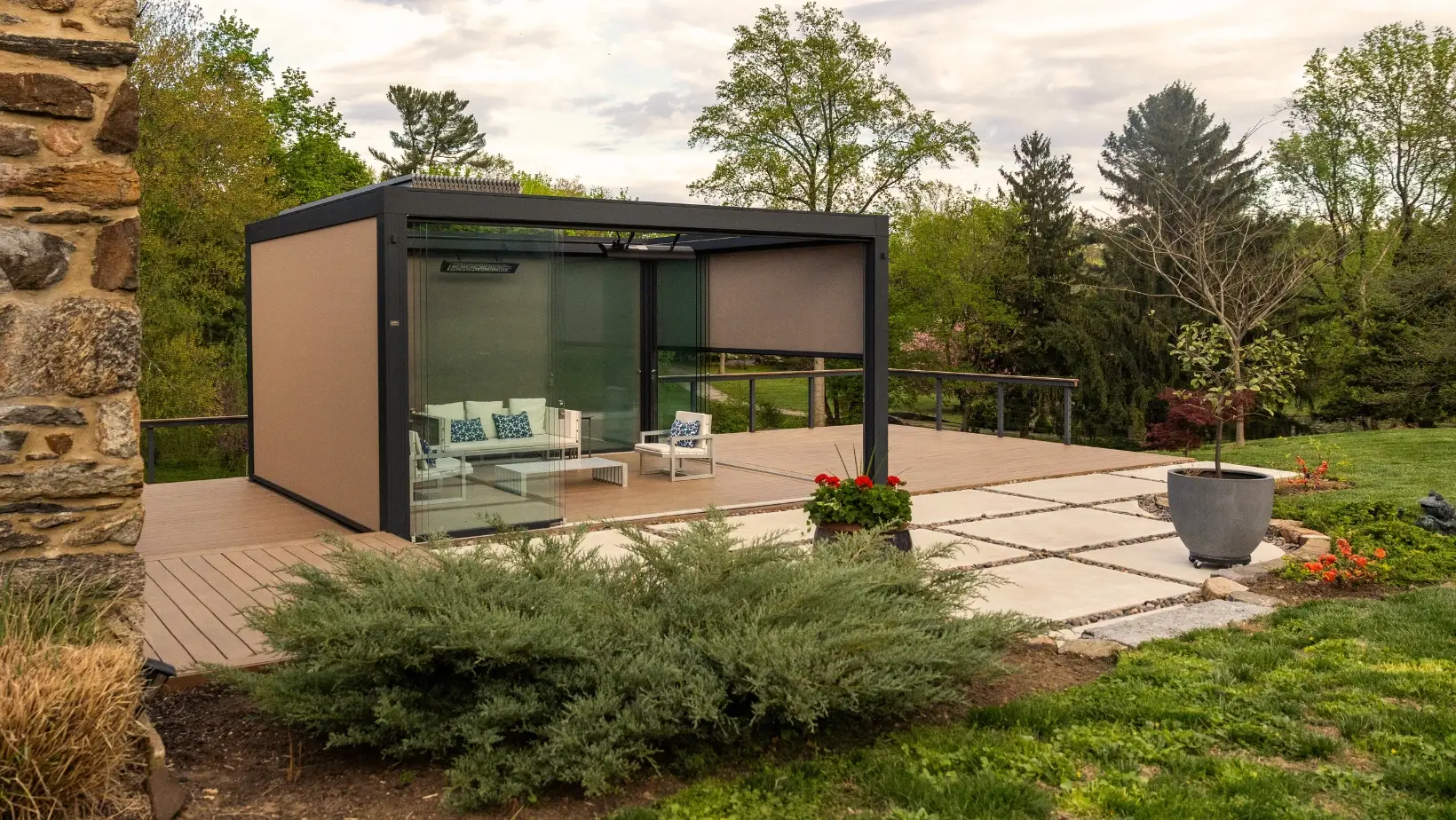 Luxury Outdoor Custom Pergola in Gladwyne PA